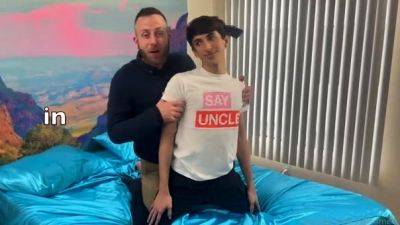 Sweet brunette gay twink Timo Hardy masturbates - drtuber.com